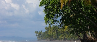Overlooking the foothills of Pilon and crystal blue waters of the Golfo Dulce.