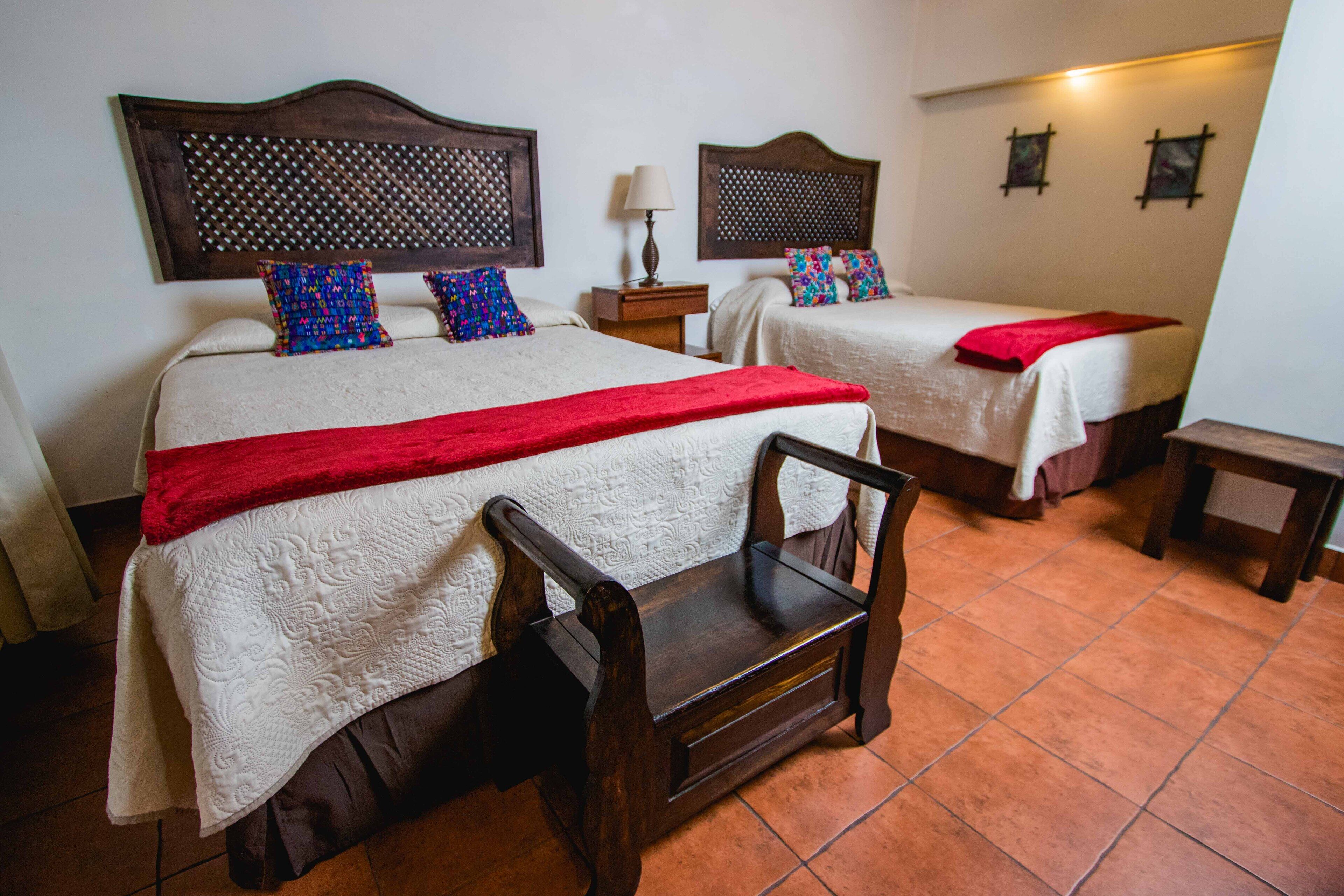 standard double room, 2 double beds (# 3 & 11) | 1 bedroom, laptop workspace, blackout curtains, iron/ironing board