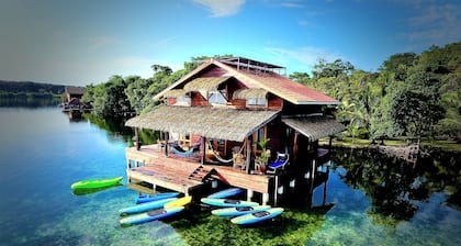 Eco Aqua Over-the-Water Villa in Dolphin Bay, Bocas del Toro, Panama