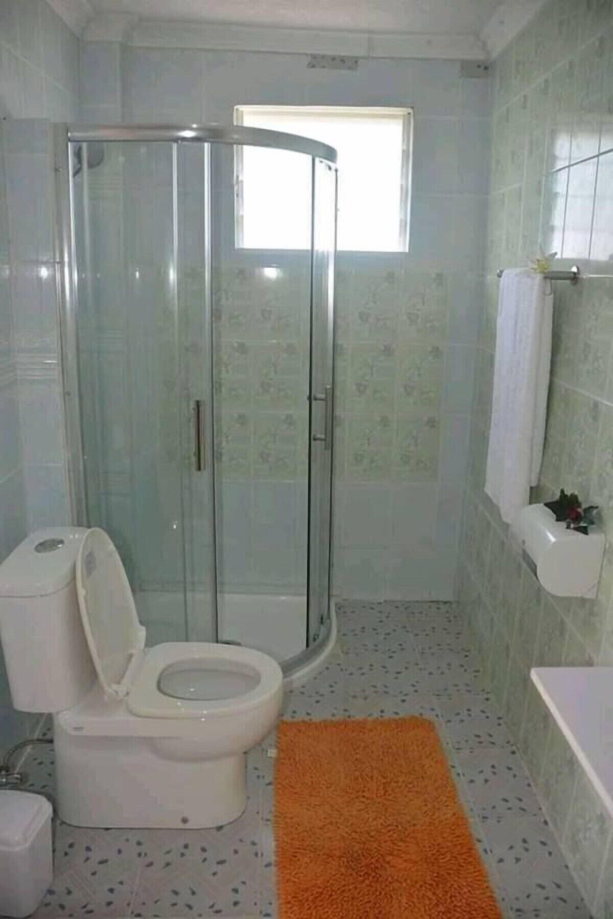 Room | Bathroom | Separate tub and shower, spring water tub, rainfall showerhead, slippers
