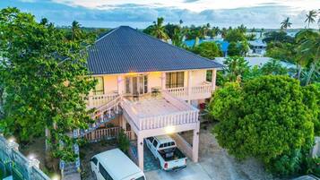 Blick von der Unterkunft