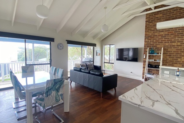 Open plan living area