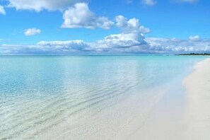 Vlak bij het strand