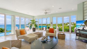 Smart TV, DVD player, music library, video library