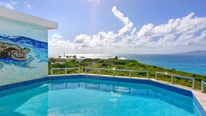 Outdoor pool - Escape the cold & snow in Anguilla at the ultimate vacation villa! Book today! (Seafeathers)