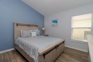 4 bedrooms, in-room safe, iron/ironing board, travel cot