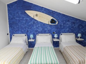 4 habitaciones y ropa de cama