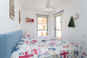 2 bedrooms, iron/ironing board, travel crib, WiFi
