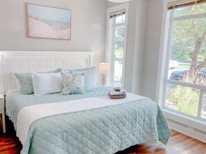 2 bedrooms, iron/ironing board, travel crib, free WiFi