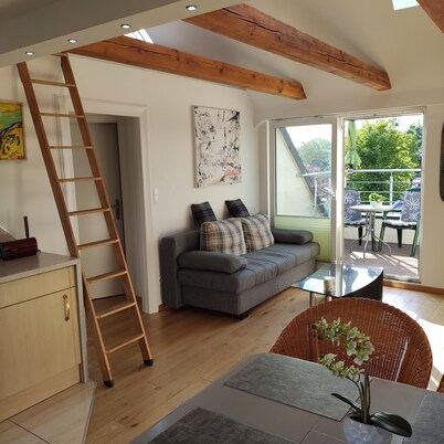 Cozy apartment in Berlin, incl. roof terrace and parking space