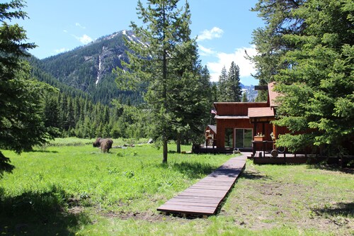 Rantaranta Mountain View House kahden mailin päässä Yellowstone!