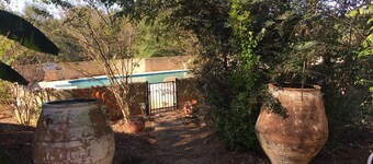 Cottage. 3 bedrooms, 2 baths and full kitchen on sheep and goat farm
