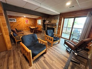 Smart TV, fireplace, DVD player, foosball - Rhinelander Area Retreat, 3BR All Season, 4+ Acre, Beach, ATV to Harrison Hills (Harrison)
