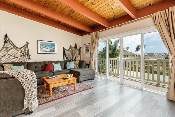 New windows throughout the entire home. Enjoy your coffee on this lovely balcony.