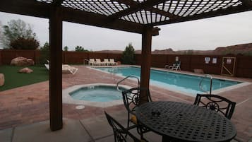 Una piscina riscaldata