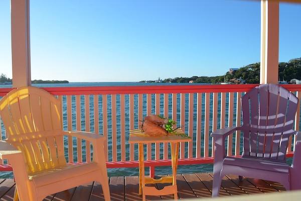 View from deck at Flamingo Cabin!!