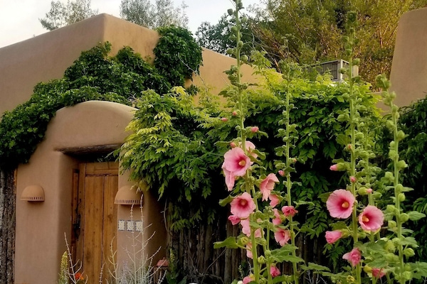 The Rose Casita Wooden Gate  Entrance