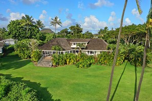 Exterior - Hale Ohana - Beachfront Premier Home with Privacy and Direct Beach Access! (Koloa)