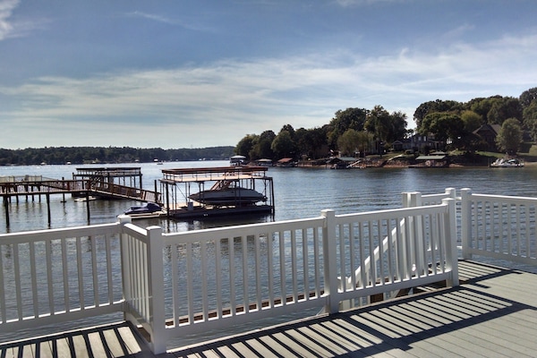 The lake looking up channel