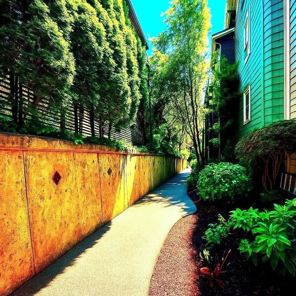 Enceinte de l’hébergement