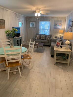 Smart TV, video games, DVD player, books