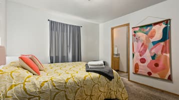4 dormitorios, tabla de planchar con plancha, wifi gratis y ropa de cama