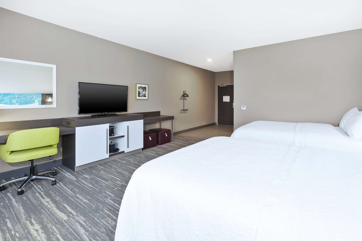 Room, 2 Queen Beds, Accessible | Blackout curtains, iron/ironing board, free WiFi, bed sheets