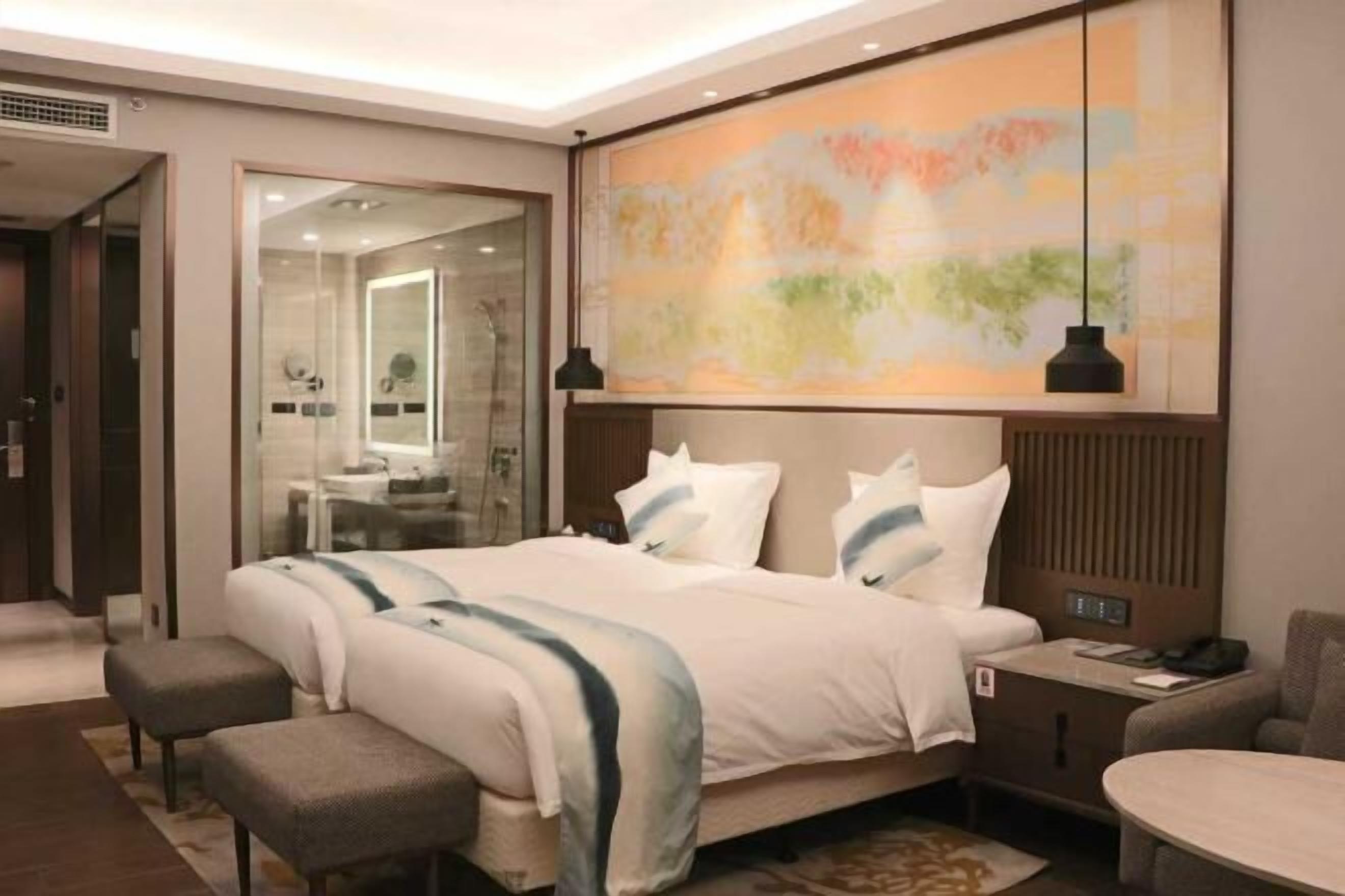 In-room safe, desk, laptop workspace, blackout drapes