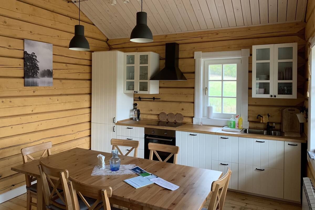 Stuga Panoramic - 2 sovrum - kök - sjöutsikt | Eget kök | Kylskåp, ugn, spishäll och diskmaskin