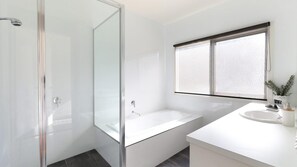 Shower, hair dryer