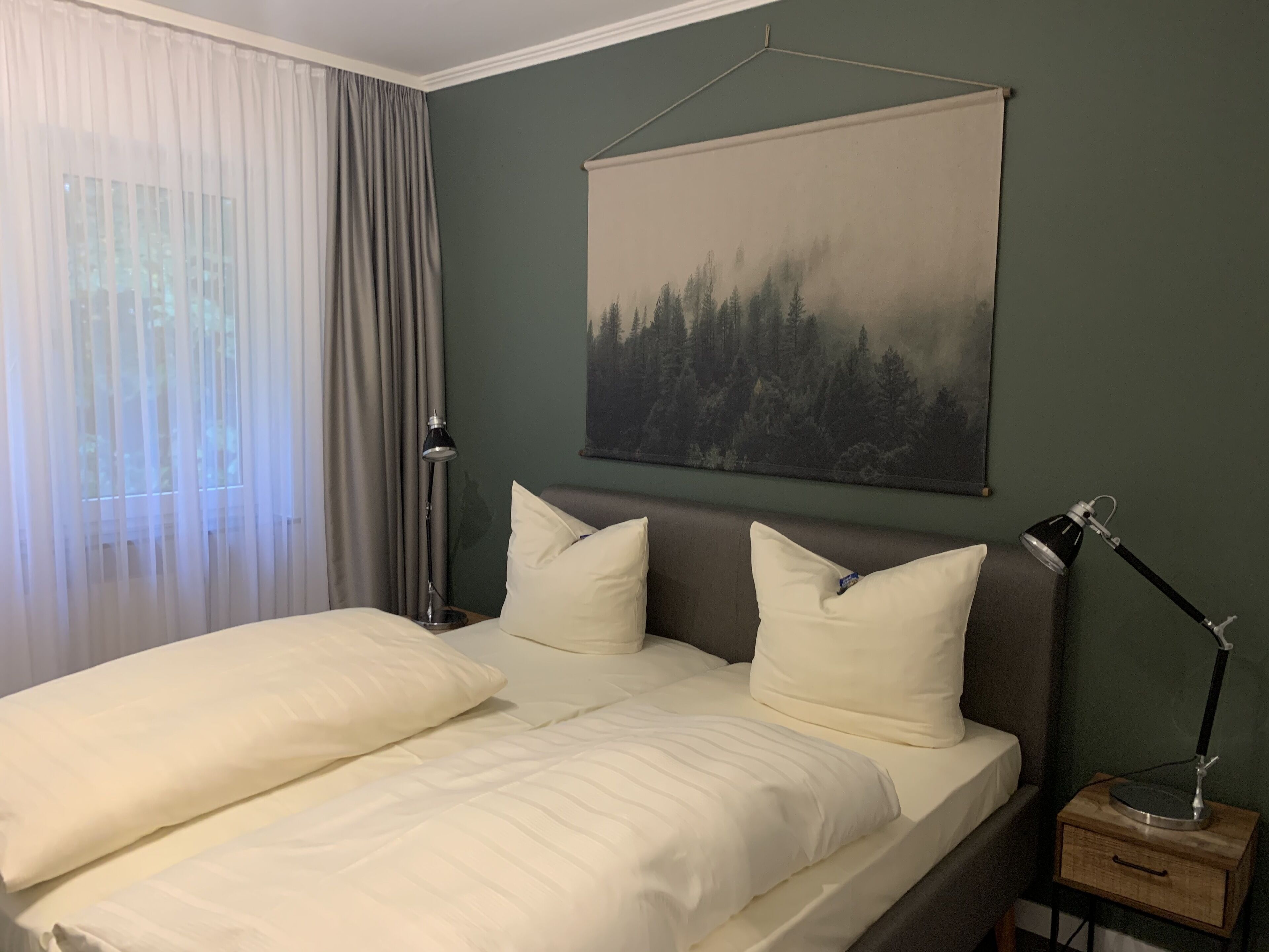 Double Room | Desk, blackout drapes, free WiFi, bed sheets