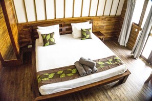 Family Double or Twin Room, Multiple Beds | 1 bedroom, Frette Italian sheets, premium bedding, pillowtop beds - Cotton Tree Cottages (Gili Trawangan)