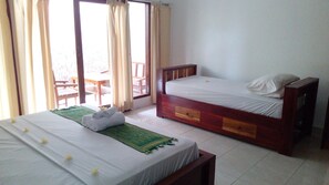 Family Triple Room | View from room - Cotton Tree Cottages (Gili Trawangan)