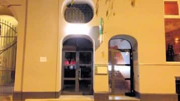 Front of property – evening/night