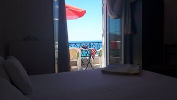 Apartemen, 1 kamar tidur, pemandangan laut | Teras/patio
