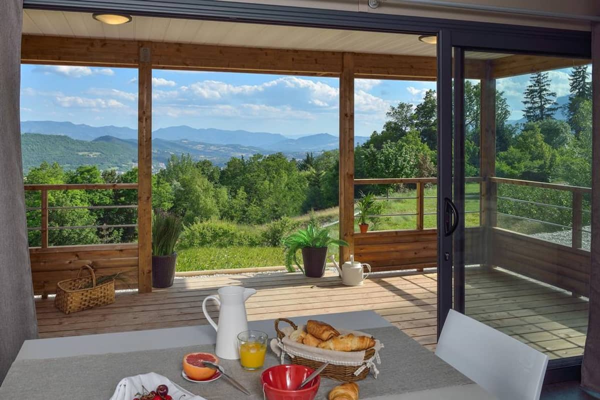 Superior Chalet, 2 Bedrooms, Kitchen, Mountain View | Terrace/patio