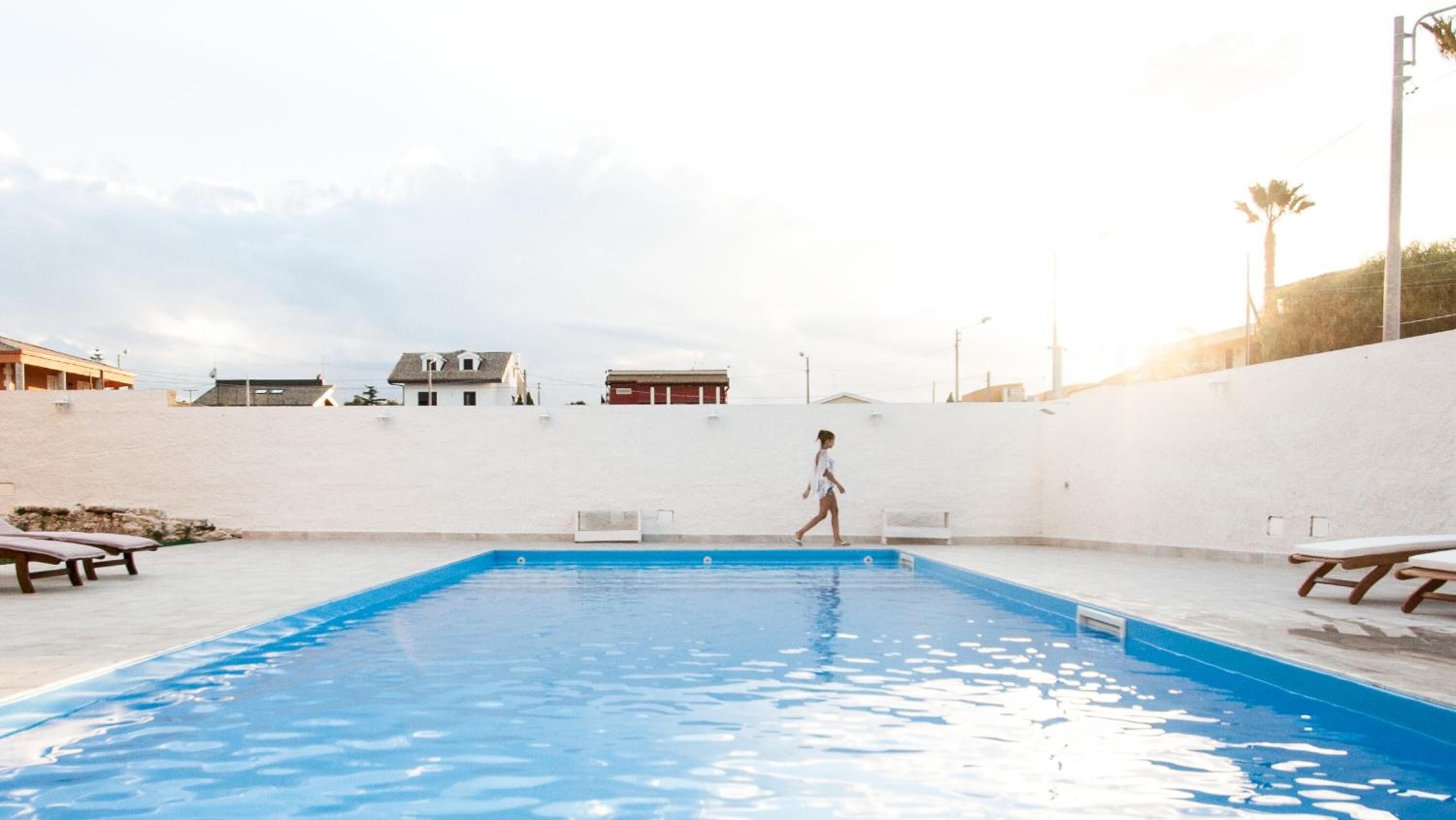 Seasonal outdoor pool