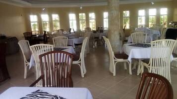 Breakfast, lunch, dinner served; local cuisine