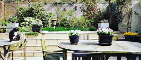 Chambre Confort, 1 trĂšs grand lit, vue jardin | Vue sur le jardin