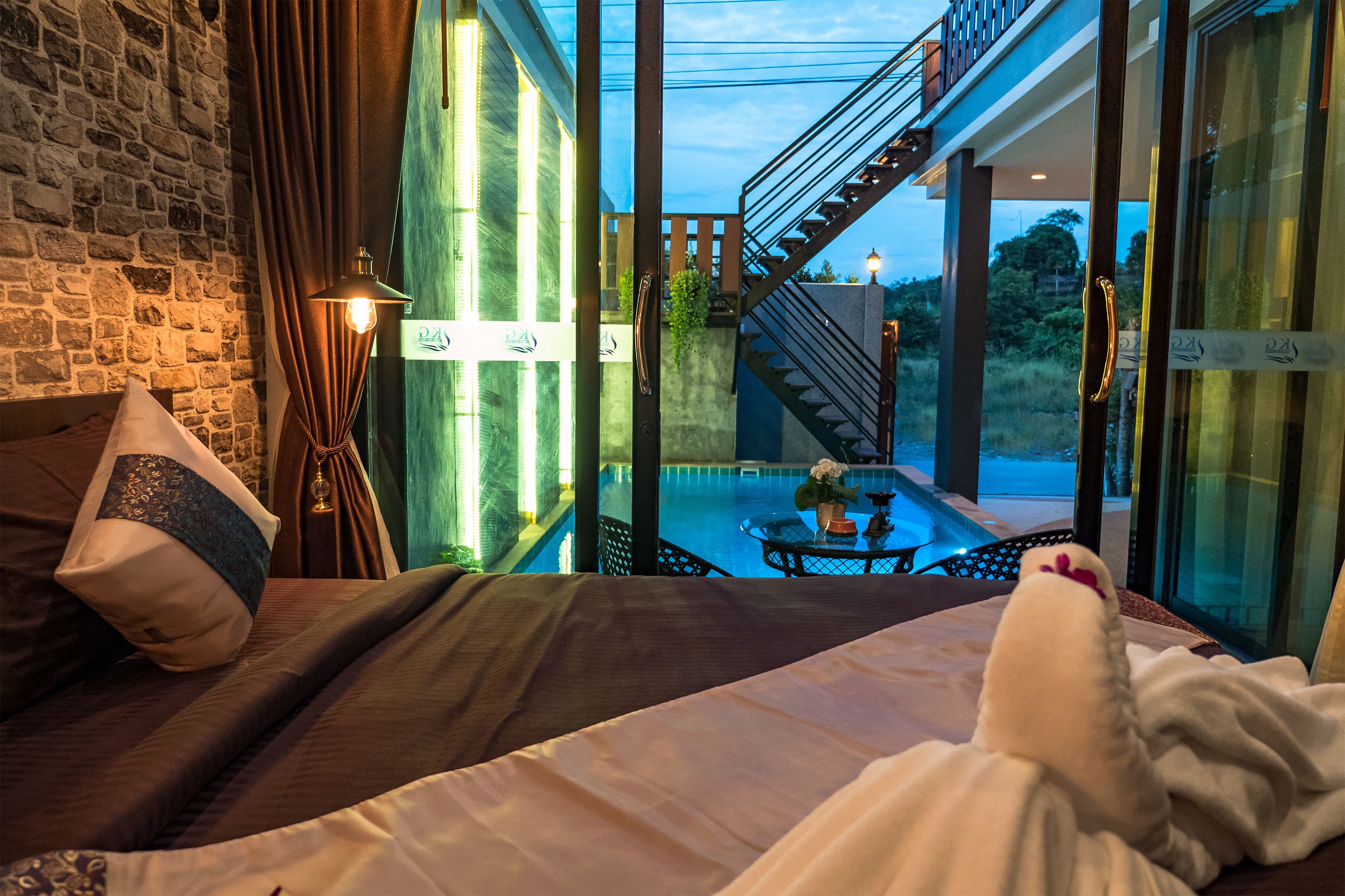 Luxury Villa, 2 Bedrooms, Private Pool | Egyptian cotton sheets, premium bedding, down comforters