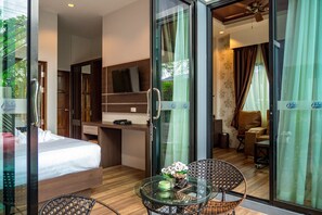 Luxury-Villa, 3 Schlafzimmer, eigener Pool | Wohnbereich