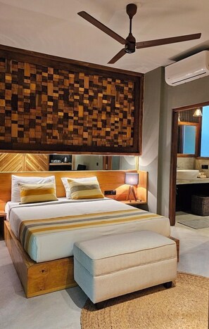 Appartement Design, 1 chambre, vue jardin | Minibar, coffres-forts dans les chambres, décoration personnalisée