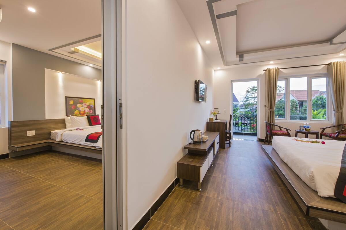 패밀리룸 | 1 개의 침실, 미니바, 객실 내 금고, 각각 다른 스타일의 인테리어