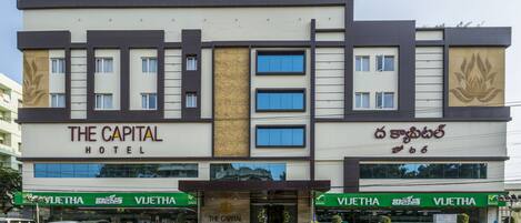 Fassade der Unterkunft