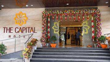 Voorkant van accommodatie