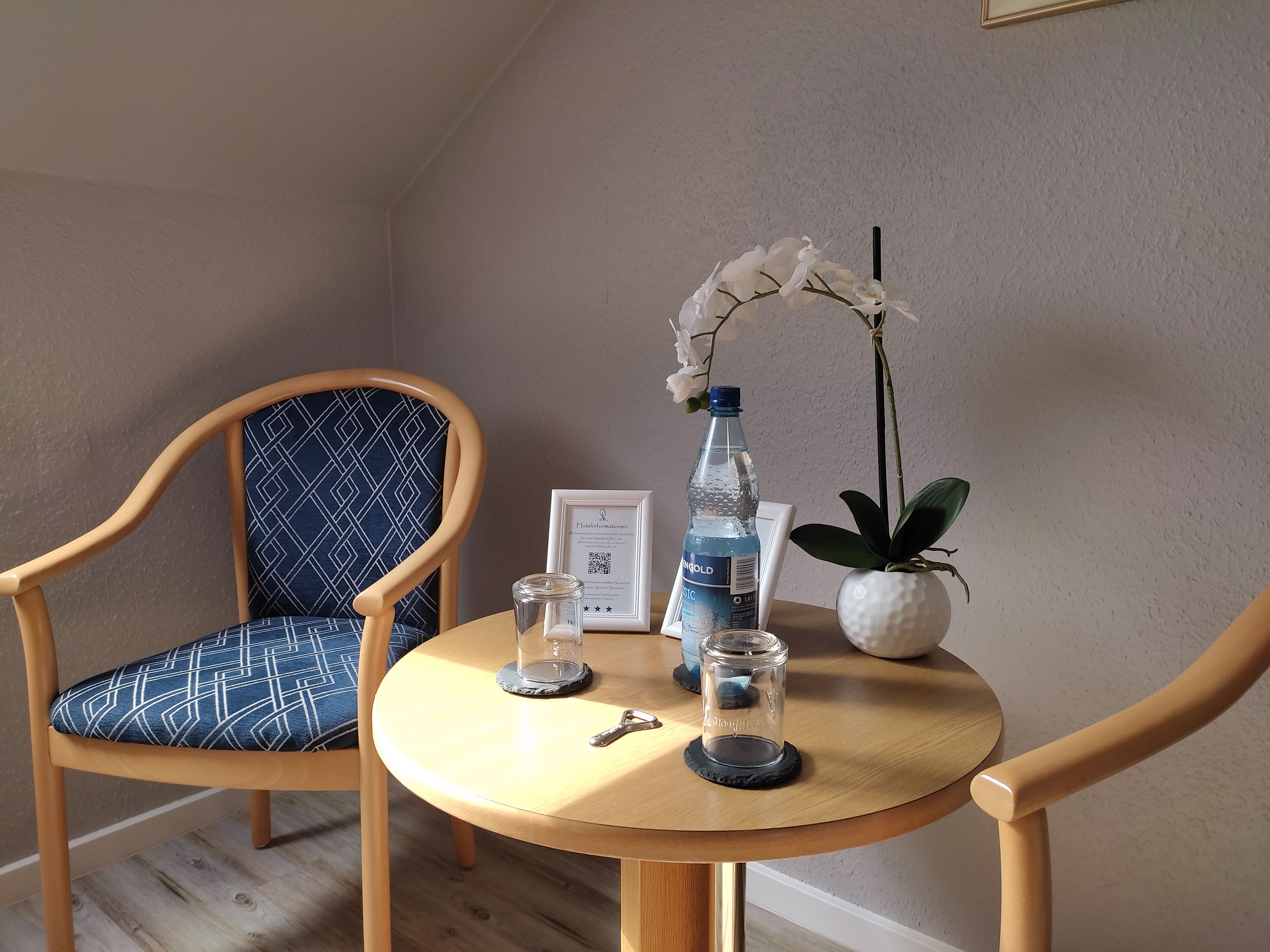 twin room | hypo-allergenic bedding, desk, soundproofing, free cots/infant beds