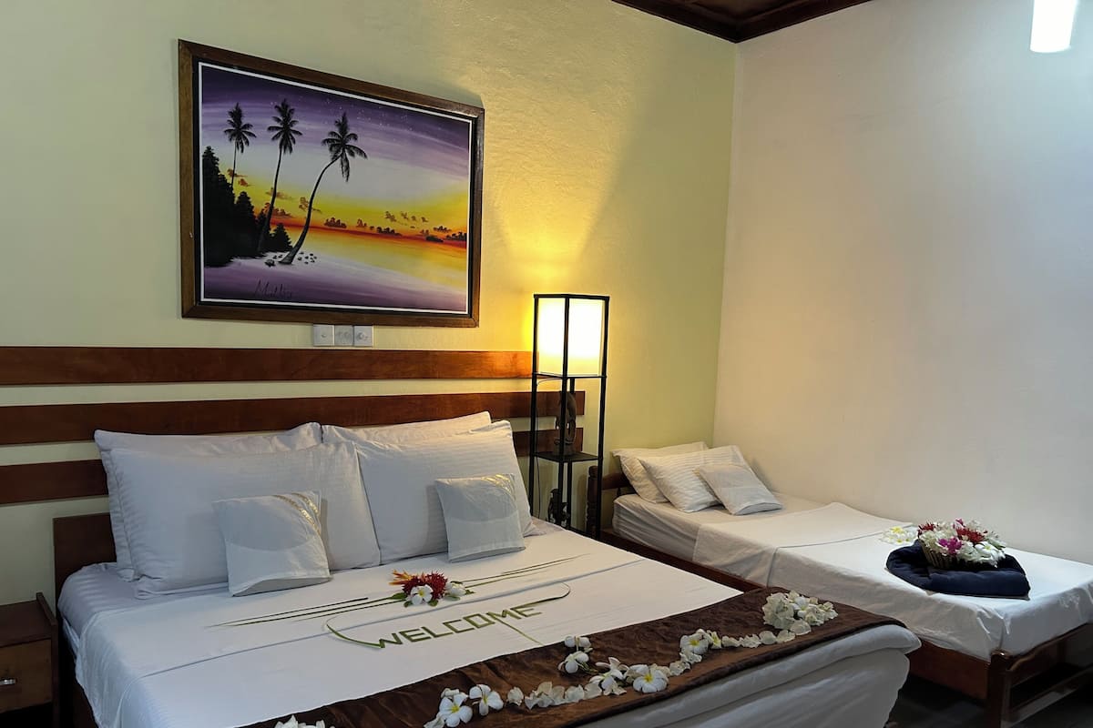 4 habitaciones, minibar, escritorio y wifi gratis