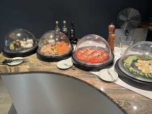 Frokostbuffé er inkludert hver dag