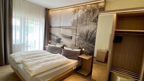 Minibar, in-room safe, desk, blackout curtains