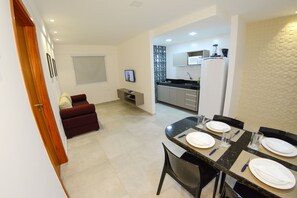 Apartment, 1 Bedroom | Living area | Flat-screen TV - Excelentes Apartamentos Maceió Jatiúca (Maceió)